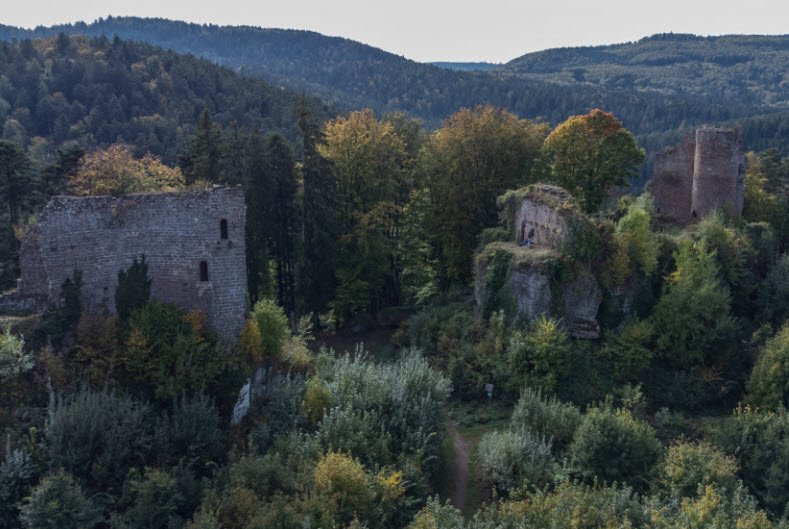 Château de Dreistein, Ottrott, France, France